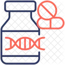 Pharmaceutical Medicine Dna Icon