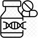 Pharmaceutical Medicine Dna Icon