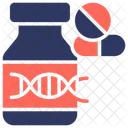 Pharmaceutical Medicine Dna Icon