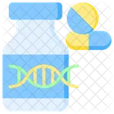 Pharmaceutical Medicine Dna Icon