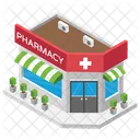 Pharmacie Magasin De Medecine Marche De La Medecine Icône