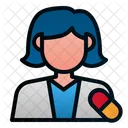 Pharmacist Female Avatar Icon