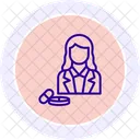 Pharmacist Color Circle Icon Icon