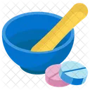 Pestle Mortar Medicine Bowl Pharmacist Icon