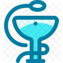 Pharmacy Snake Symbol Icon