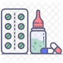 Pharmacy Bister Pill Packet Icon