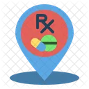 Pharmacy Location Map Icon