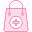 Pharmacy Bag Duotone Line Icon Icon