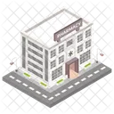 Building Architecture Medical Store Icon
