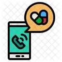 Pharmacy Call Medical Call Telephone Icon