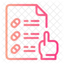 Pharmacy Medical Prescription Diagnose Icon