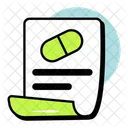 Pharmacy Receipt Prescription Pharmacy Icon