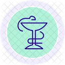 Pharmacy Sign Color Circle Icon Icon