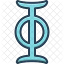 Phi Greek Letter Icon