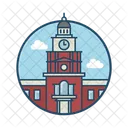 Philadelphia Famous Building Landmark Icon