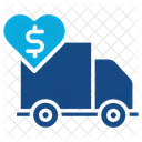 Philanthropic Transport Generous Logistics Charity Delivery Symbol Icon