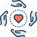 Philanthropy Benevolence Charitableness Icon