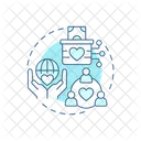 Decentralized Charity Philanthropy Icon