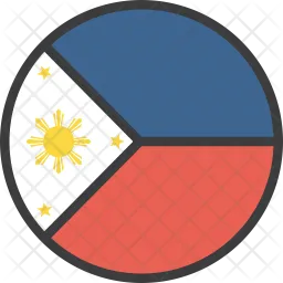 Philippinen Flag Symbol