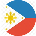 Philippinen Flagge Welt Symbol