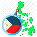 Philippines Asia Map Icon