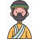 Philippinischer Mann Philippinisch Orientalisch Symbol