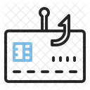 Phishing Cybersecurity Credit Card Icon