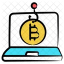 Phishing Bitcoin Smartphone Money Icon