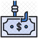 Dinero De Phishing Efectivo De Phishing Phishing Icono