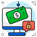 Dinheiro De Phishing Dolar De Phishing Moeda De Phishing Icon