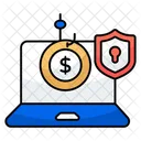 Dinheiro De Phishing Dolar De Phishing Moeda De Phishing Icon