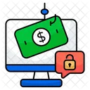 Dinheiro De Phishing Dolar De Phishing Moeda De Phishing Icon