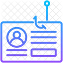 Phishing Data Identity Icon