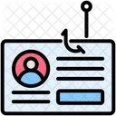 Phishing Data Identity Icon