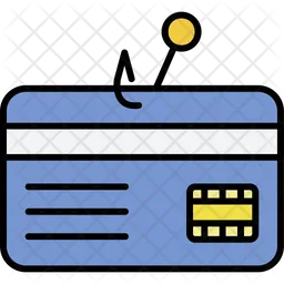 Tarjeta de crédito de phishing  Icono