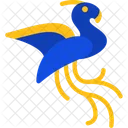 Phoenix Mythical Bird Symbol Of Renewal Icono