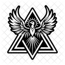 Phoenix Wings Bird Mythology Icon
