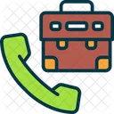 Phone Call Briefcase Icon