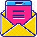 Phone Email Online Icon