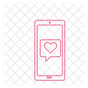 Phone Love Romantic Icon