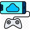 Gamepad Gaming On Demand Cloud Computing アイコン