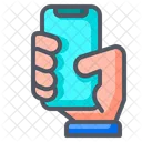 Phone Hand Finger Icon