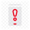 Phone Caution Alert Icon