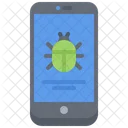 Phone Virus Bug Icon