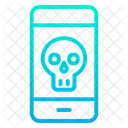Skull Mobile Device Icon