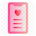 Phone Love Romance Icon