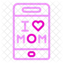 Phone Mother Mother Day Icon