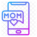 Phone Mother Mother Day Icon