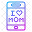 Phone Mother Mother Day Icon