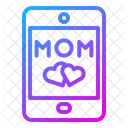 Phone Mother Mother Day Icon